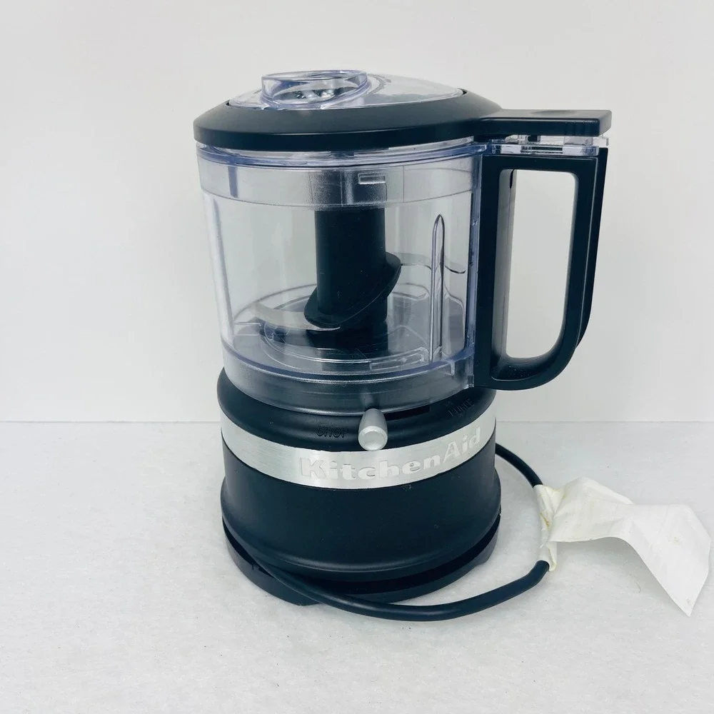 KitchenAid 3.5 Cup Food Chopper Matte Black KFC3516BM 2-Speed Mini Processor
